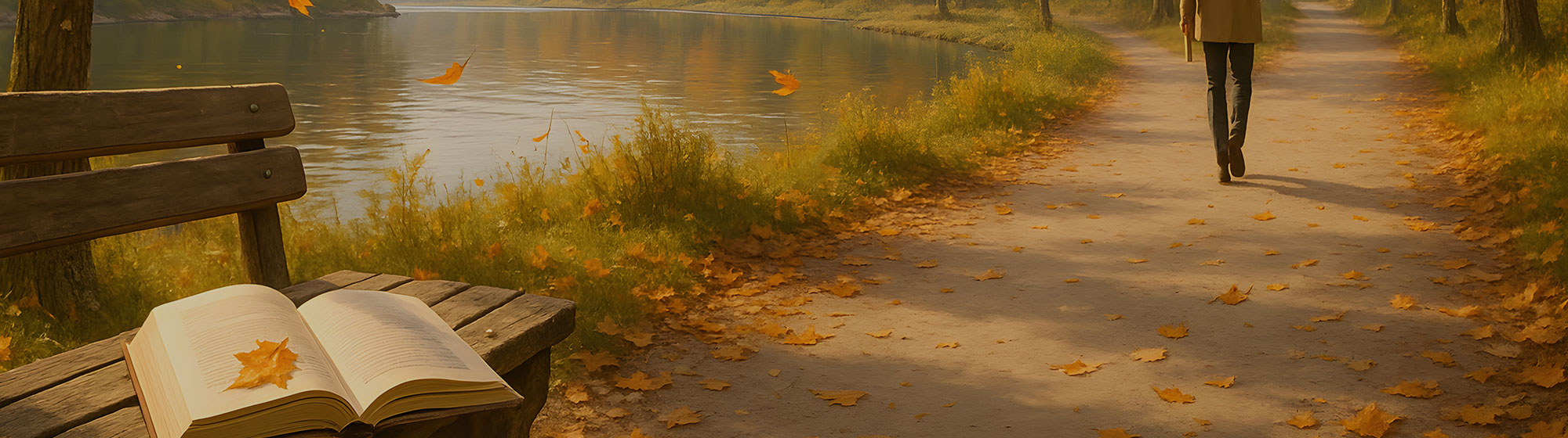 Spring walkway with flowers